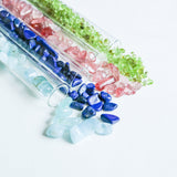 【Set of 3】 Gemstone chips  in a test tubes (your own choice)