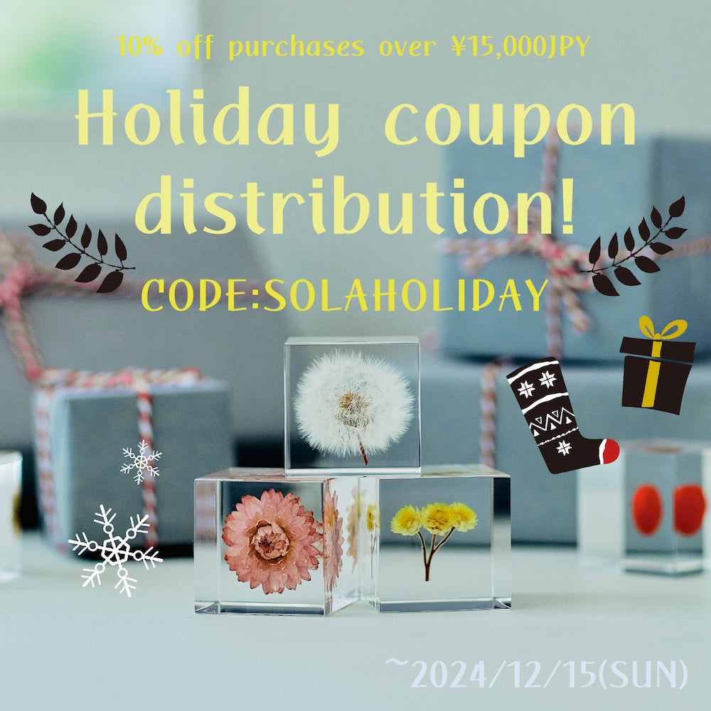 Holiday coupon distribution!