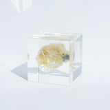 Yellow fluorite(2.0in cube)