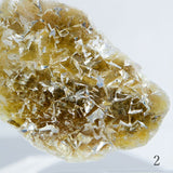 Yellow fluorite(2.0in cube)